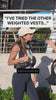 YVO Warrior walking with weighted vest